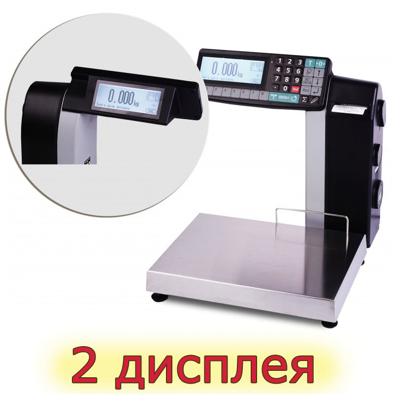 Фото 26 - Весы с печатью этикеток MK-15.2-R2P10-1 (с подмотчиком).
