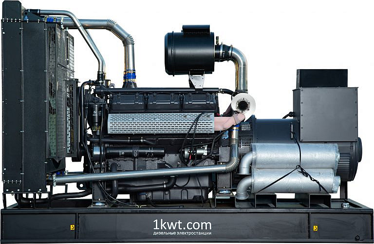 Фото 4 - АД500-T400 дизельный генератор Motor 500 кВт Открытая на двигателе WOLING / WLV610.